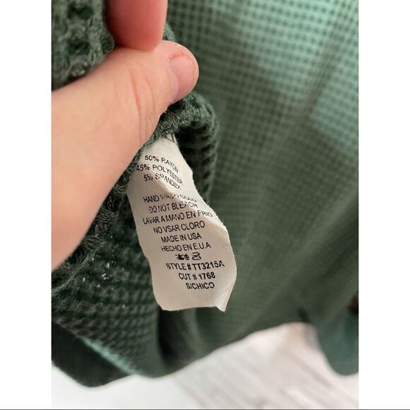 Ces Femme Boutique Brand Multi Patterned Thermal Sweater - Picture 5 of 5